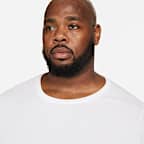 Camiseta interior con cuello redondo y ajuste entallado para hombre Nike Dri-FIT Essential Cotton Stretch (paquete de 2)