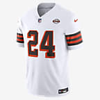 Nick Chubb Cleveland Browns Men's Nike Dri-FIT NFL Limited Football Jersey - White