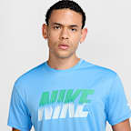 Playera de manga corta para hombre Nike Swim Hydroguard