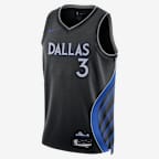 Anthony Davis Dallas Mavericks City Edition Men's Nike NBA Swingman Jersey - Black