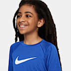 Nike Swim Hydroguard Essential Big Kids' (Boys') Dri-FIT UV Long Sleeve Top