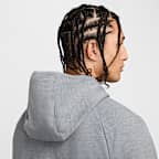 Nike Primary Fleece Sudadera con gorro sin cierre de alto rendimiento Dri-FIT con protección UV para hombre