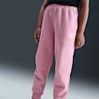 Joggers de tejido Fleece para niños talla pequeña Nike Sportswear Club