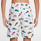 Shorts de playa o alberca con forro de ropa interior de 18 cm para niño talla grande Nike Swim Breaker