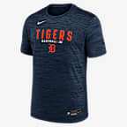 Detroit Tigers Authentic Collection Men's Nike Dri-FIT MLB T-Shirt - Navy
