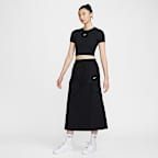 Nike Sportswear Essential Women's Mid-Rise Woven Cargo Midi Skirt