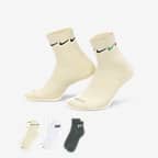 Nike Everyday Plus Cushioned Training Ankle Socks (3 Pairs) - Multi-Color