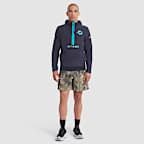 Miami Dolphins Rivalries Collection Sideline Anorak Men's Nike NFL 1/2-Zip Hooded Jacket