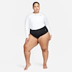 Nike Swim Hydroguard Women's Dri-FIT UV Long Sleeve Top (Plus Size)