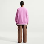 Sudadera oversized de cuello redondo para mujer Nike Sportswear Phoenix Fleece