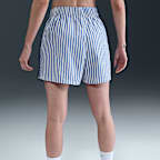 Nike Sportswear Chill Poplin Women's Mid-Rise Loose Striped Shorts