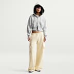 Nike Sportswear Phoenix Fleece Women's Loose Full-Zip Cropped Hoodie