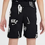 Shorts de French Terry para niños talla grande Nike Sportswear Club