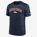 Playera Nike Dri-FIT de la NFL para hombre Denver Broncos Velocity - Azul marino