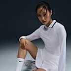 나이키 투어 여성 드라이 핏 UV 프로텍션 긴팔 골프 폴로