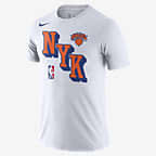 New York Knicks Men's Nike Dri-FIT NBA T-Shirt - White