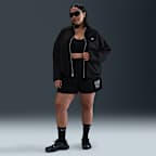 Nike Sportswear Club Fleece Women's Mid-Rise 4" Graphic Shorts (Plus Size)