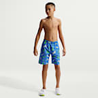 Shorts de playa o alberca con forro de ropa interior de 18 cm para niño talla grande Nike Swim Breaker