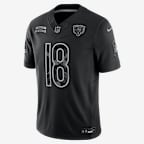 Caleb Williams Chicago Bears Salute to Service Men's Nike Dri-FIT NFL Limited Jersey - Black