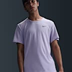Playera de correr de manga corta Dri-FIT para hombre Nike Miler