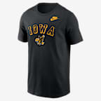 Iowa Legacy Nickname Men's Nike College T-Shirt - Black