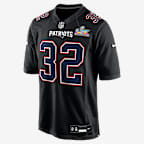 TreVeyon Henderson New England Patriots Super Bowl LX Men's Nike NFL Game Fashion Jersey - Black