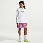 Sudadera con gorro sin cierre de vóleibol para niños talla grande Nike