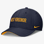 West Virginia Classic Swooshflex Men's Nike Dri-FIT College Hat - Navy