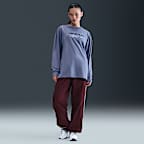 Playera de manga larga oversized para mujer Nike Sportswear