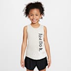 Conjunto de 2 piezas de camiseta de tirantes y shorts de malla Wild Flower Nike Dri-FIT para niños talla pequeña