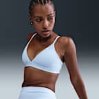 Sport-BH med lätt stöd utan vaddering Nike Form för kvinnor