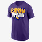 LSU Campus Local Madness Men's Nike College T-Shirt - Purple