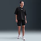 Playera de corte cuadrado para mujer Nike Cheer