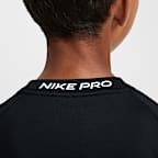 Haut de training à manches longues Dri-FIT Nike Pro Warm pour ado (garçon)