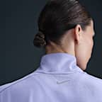 Capa intermedia de correr Dri-FIT de medio cierre para mujer Nike Swoosh
