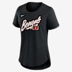 Cincinnati Bengals Primetime Women's Nike NFL T-Shirt - Black
