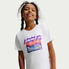 Playera para niños talla grande Nike Sportswear