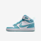 White/Denim Turquoise