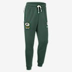 Pants Nike Dri-FIT de la NFL de pierna entallada para hombre Green Bay Packers Sideline Standard Issue - Verde