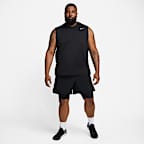 Ofodrade mångsidiga 2-i-1-shorts Nike Unlimited Dri-FIT 18 cm för män