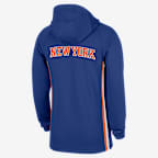 New York Knicks Zoned Men's Nike Dri-FIT NBA 1/4-Zip Hoodie