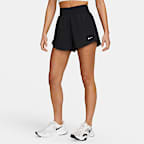 Nike One Women's Dri-FIT High-Waisted 3" 2-in-1 Shorts