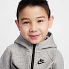 Dvoudílná souprava Nike Sportswear Tech Fleece se zipem po celé délce pro batolata