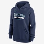 Seattle Mariners 2025 Postseason Authentic Collection Women's Nike MLB Pullover Hoodie