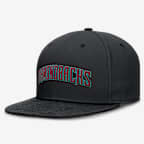 Gorra Nike Dri-FIT de la MLB ajustada para hombre Arizona Diamondbacks True - Negro