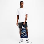 Nike Brasilia Printed Drawstring Bag (18L)