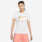 เสื้อยืดบาสเก็ตบอลผู้หญิง Nike Dri-FIT Swoosh Fly
