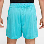 Shorts de básquetbol Nike de malla Dri-FIT de 13 cm para hombre