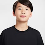 Nike T-shirt met ronde hals en korte mouwen voor kids