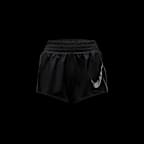 Nike Dri-FIT One Swoosh Women's Mid-Rise Brief-Lined Running Shorts